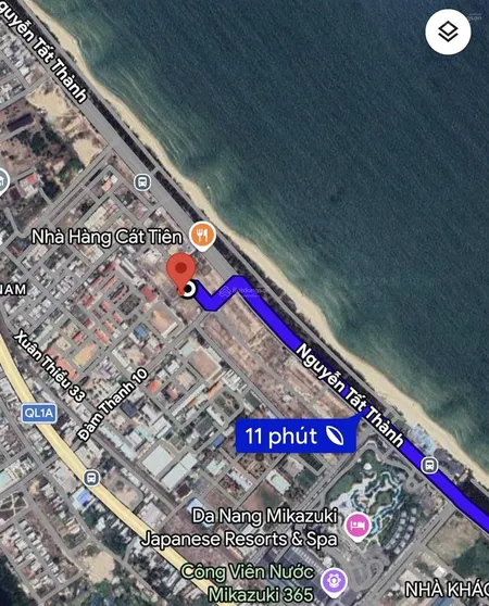 Giá rẻ như đất kiệt.. bán gấp đất biệt thự đường 5m5 xuân thiều .. , sát biển nguyễn tất thành