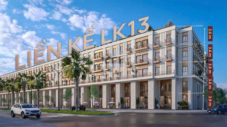Bán Dãy liền kề LK13 - mặt tiền đường Trần Phú 36m. Diện tích 125m², xây 5 tầng với 538,8m²
