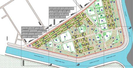 Bán lô đất Đường T5 Khu đô thị An Bình Tân. Đã có sổ hồng - Diện tích: 100m2 ngang 5m - hướng: Đông
