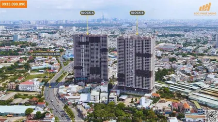 Bán căn hộ 3pn full nội thất tầng 31 view cực đẹp opal boulevard, mặt tiền phạm văn đồng