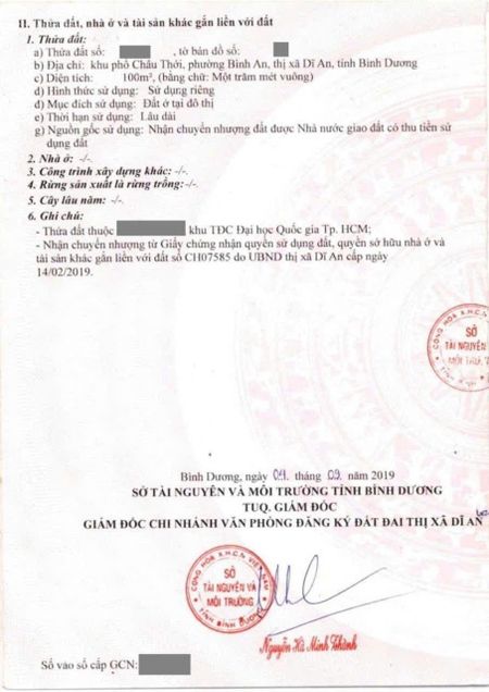 Đất đẹp KDC Châu Thới, phường Bình An, TP Dĩ An.