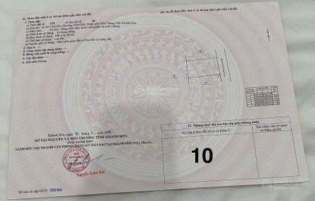Cách bãi tắm biển Nha Trang chỉ 350m, xây tự do, đi bộ ra biển mỗi ngày. Giá cực tốt.