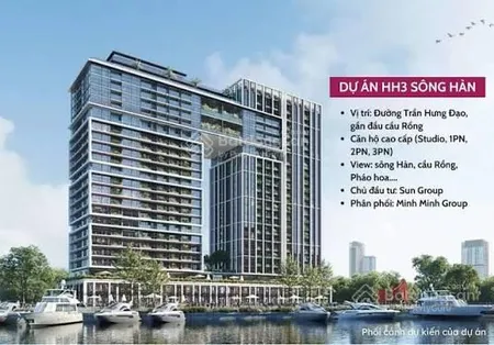 Cần bán gấp căn hộ sun ponte 3 phòng ngủ