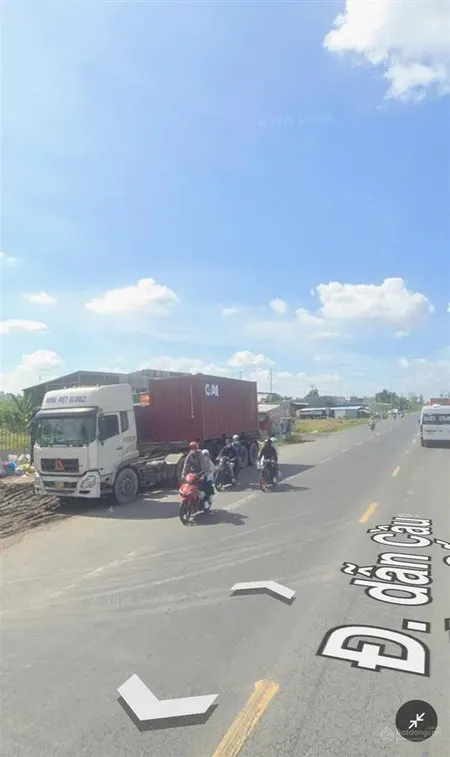 Cho thuê 10.000 m² đất tmd (thương mại dịch vụ) mặt tiền ngang 117m đường dẫn cầu vàm cống