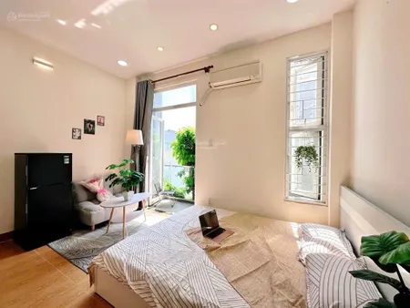 Phòng trọ balcony 35m2 nội thất hiện đại, phòng thoáng mát, yên tĩnh ngay lê quang định