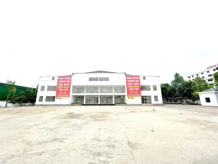 Cho thuê toàn bộ tòa nhà 3 tầng + khu tổng hợp 15.000m² tp vinh nghệ an