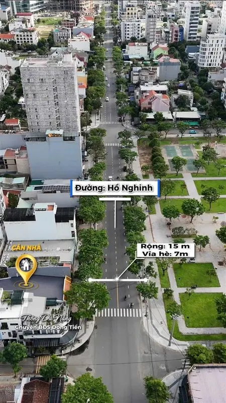 Bán gấp nhà mặt phố hồ nghinh, 61,5 tỷ, 245m2, 2pn, 2wc, pháp lý đầy đủ