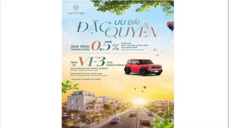 Nhà phố liền kề dòng giãn xây cực hiếm 5,982 tỷ vinhomes green city nhận ngay vf3