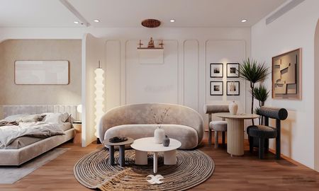 Cho thuê căn hộ studio Lancaster - 50m2, full đẹp, giá 17triệu/th. LH: 0899511866