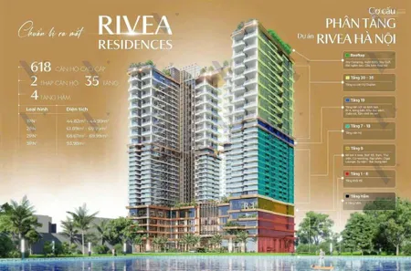 Bán căn hộ 1pn+ rivea vĩnh hưng căn đẹp tầng trung, view mát