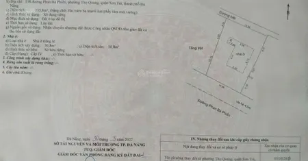 Đất đường phan bá phiến, sơn tràtp đà nẵng
