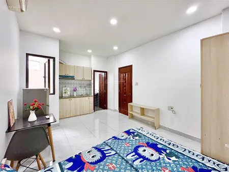 Căn hộ full nội thất cửa sổ thoáng ngay bình thạnh giáp gò vấp