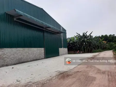 Cho thuê kho xưởng 1008m2 bắc sơn, sóc sơn, hà nội.