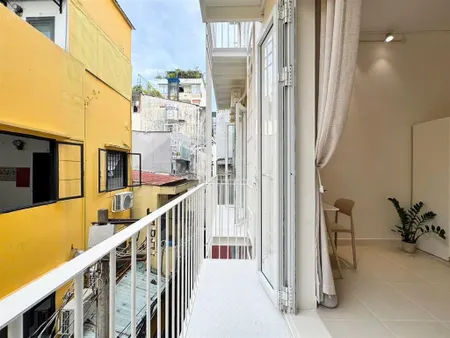 Sẵn duplex ban công cho khách ngay cư xá bắc hải q.10