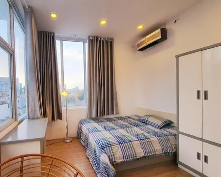 Cho Thuê Căn Hộ Quận 3, View Cao Thoáng, Thang Máy, Gần Hai Bà Trưng_full Nội Thất
