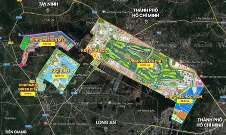 Nhà liền kề vinhomes green city long an 75m² trả trước 668 triệu, vay 0% 24 tháng, tặng xe vf3