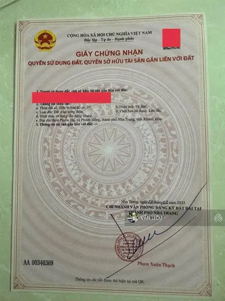 Cần bán lô đất hẻm bình hoà phước đồng(cũ), nam nha trang. đường bê tông rộng 4 5m