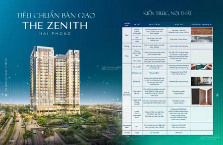 Bán căn hộ 2pn, 2wc, 66m2 tại the zenith hải phòng, giá 2,3 tỷ