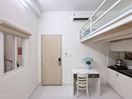 Phòng gác lửng 25m full nội thất, rộng rãi, 359 lê văn sỹ - giá 5tr3