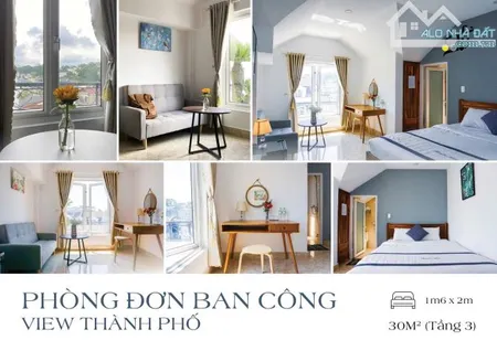 Cho thuê khách sạn cách Hồ Xuân Hương 500m