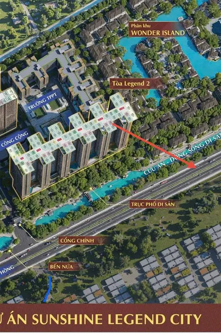 Bán cc sunshine legend city, 3 tỷ, 51.7m2, 1pn, 1wc, chính chủ giá tốt