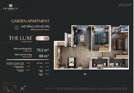 Chính chủ bán 2pn 79,5m² m1 the matrix one view nội khu yên tĩnh . giá 11,6 tỷ. 0877 984 ***