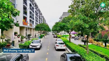 Căn shophouse liền kề hầm + 5 tầng ngay tttm thanh toán dài dạn từ chủ đầu tư đường 37 sổ hồng