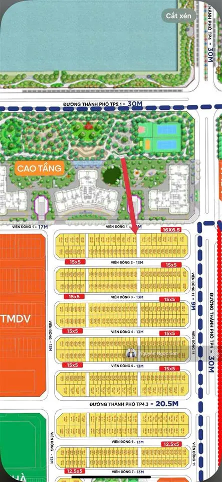 Bán căn vđ1 đối diện chung cư mik 43 tỷ phân khu cát tường vinhomes cổ loa