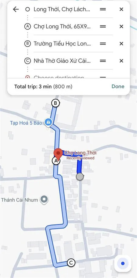 Bán lô đất cách chợ long thới 50m, gần trường học và nhà thờ