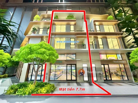 Liền kề shophouse 115m2 đất, sổ đỏ lâu dài, đường trục chính 4 làn đi hy, ở & kinh doanh từng tầng