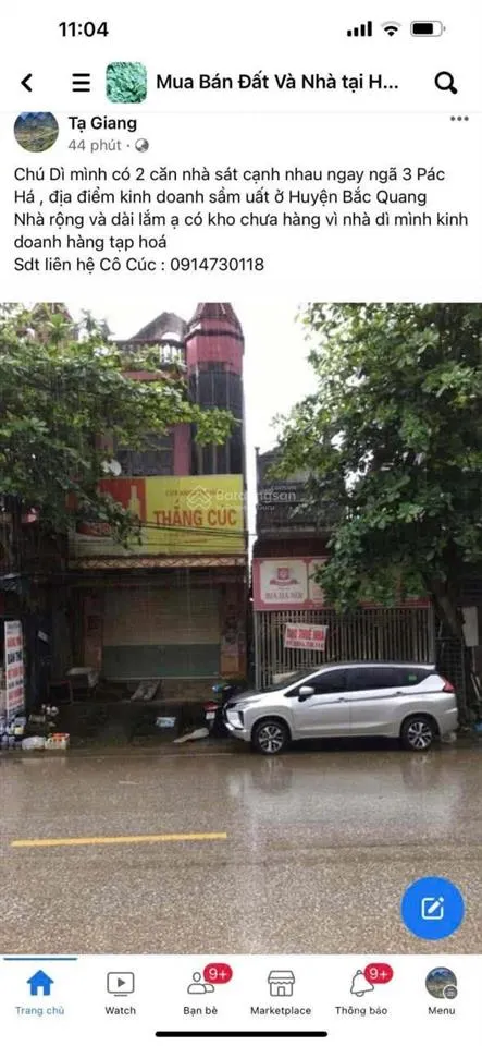 Bán nhà tại quốc lộ 279, ngã ba đi đường cao tốc hà nội hà giang