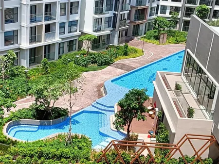 Hàng hiếm khu diamond brilliant 112m2 2pn2wc 1 không gian đa năng, view hồ bơi đẹp, có hỗ trợ vay