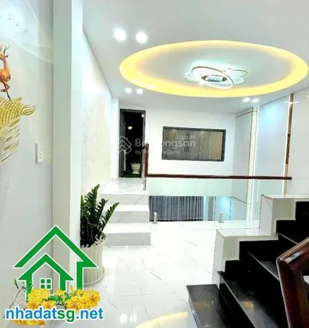 Chỉ 6,69 tỷ siêu phẩm đường số 21 p8 gò vấp hẻm xe hơi 4m 3 tầng full nội thất 3pn 4wc
