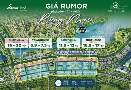 Suất ngoại giao chiết khấu khủng 16% nhà phố, biệt thự, căn hộ đợt 1 trực tiếp cđt ecopark