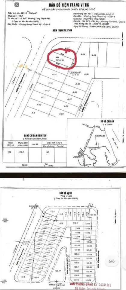 Chính chủ bán đất 1a phước thiện (7x20m), long thạnh mỹ, q.9, hcm