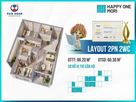 Giỏ hàng nội bộ happy one mori nhiều vị trí kí trực tiếp chủ đầu tư vạn xuân