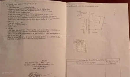 Bán đất chính chủ tỉnh lộ 10, bình trị đông, bình tân, 15 tỷ, 233 m2 view đẹp uy tín...còn tl