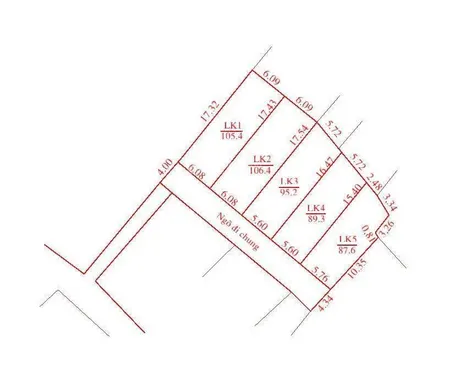 Bán đất tại xã hợp tiến, 1,25 tỷ, 106,8 m2, mặt tiền 6,08m