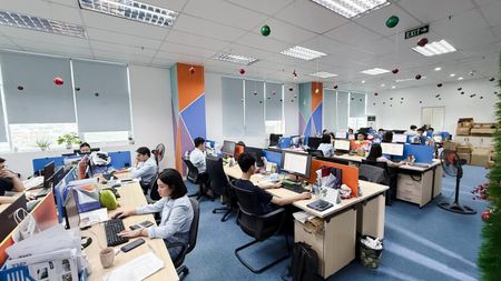 Cho thuê văn phòng mặt phố thiên hiền 136m giá 16tr