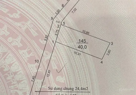 *thôn 1 vạn phúc thanh trì* *40m mt 3,8 m nở hậu giá loanh quanh 3 tỷ