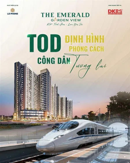 Bán căn hộ the emerald garden view mt nguyễn chí thanh giá chỉ từ 1.39 tỷ/ căn, bàn giao nt cơ bản