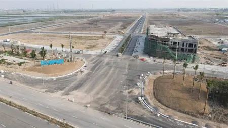 Suất ngoại giao lô góc đất xưởng tại thanh oai giá diện tích 2100m2 mặt tiền 33m giá 9,5 triệu/m2