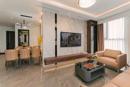 Cho Thuê Căn Hộ Discovery Central 67 Trần Phú, 1 Phòng Ngủ, đủ đồ 15 Tr/th