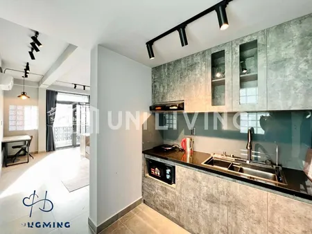 Ban Công Full Nội Thất, Máy Giặt Riêng, 38m2, Ngay Trung Tâm Q1 Gần Cầu ông Lãnh, Chợ Bến Thành
