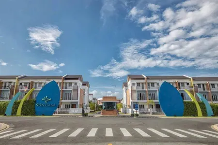 Cho thuê nhà mặt phố sun casa gần kcn visip ii,thành phố mới bình dương