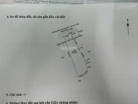Bán đất tại xã thuận mỹ, huyện châu thành, long an, giá ưu đãi chỉ với 6 tỷ, 1016.8 m2