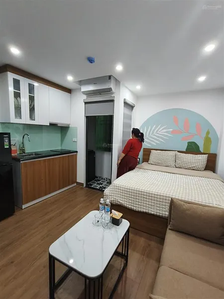 Xuân diệu tô ngọc vân, ngõ thông, ô tô, sát phố, 120m2 xây 8 tầng mt 8m 23 căn hộ cao cấp