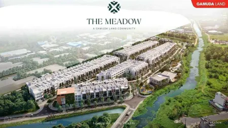 Bán căn the meadow bình chánh ngang 5m x 21m ngay khu tiện ích hương nam mát mẻ.
