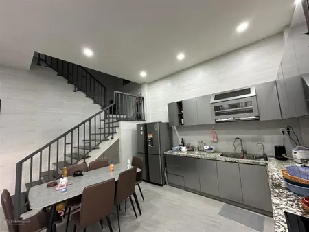 Bán nhà 01 trệt 01 lầu tđc mỹ gia đường thông. nhà mới 100% diện tích 100m² ngang 5m. giá tốt