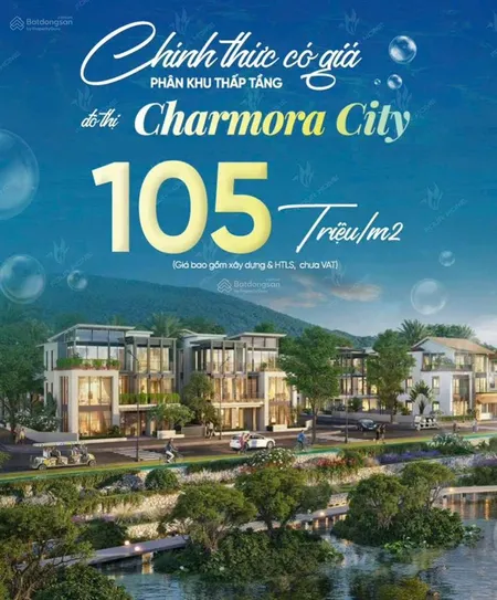 Trục đường d6 căn townhouse vị trí cực đẹp tại dự án charmora city giá gốc từ chủ đầu tư